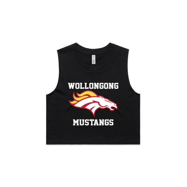 Classic Mustangs Logo Crop Tank Thumbnail